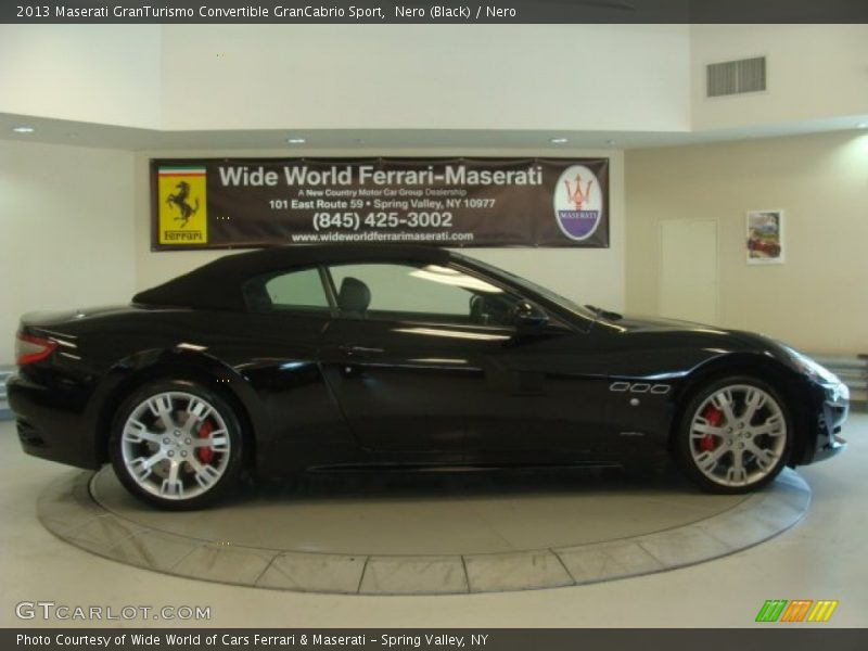 Nero (Black) / Nero 2013 Maserati GranTurismo Convertible GranCabrio Sport