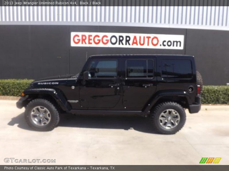Black / Black 2013 Jeep Wrangler Unlimited Rubicon 4x4