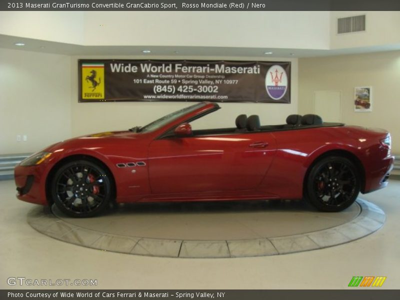 Rosso Mondiale (Red) / Nero 2013 Maserati GranTurismo Convertible GranCabrio Sport