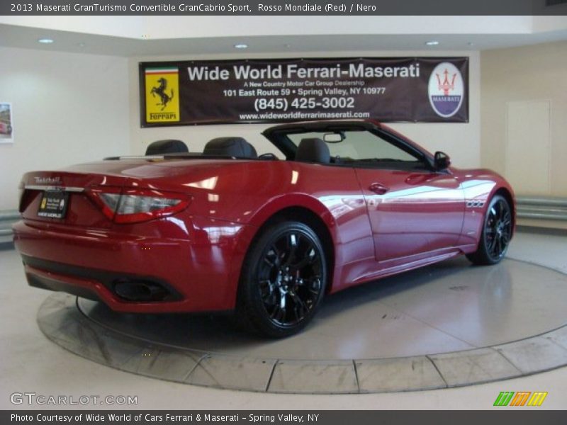 Rosso Mondiale (Red) / Nero 2013 Maserati GranTurismo Convertible GranCabrio Sport