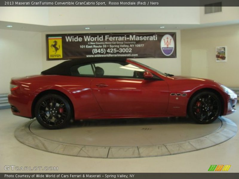 Rosso Mondiale (Red) / Nero 2013 Maserati GranTurismo Convertible GranCabrio Sport