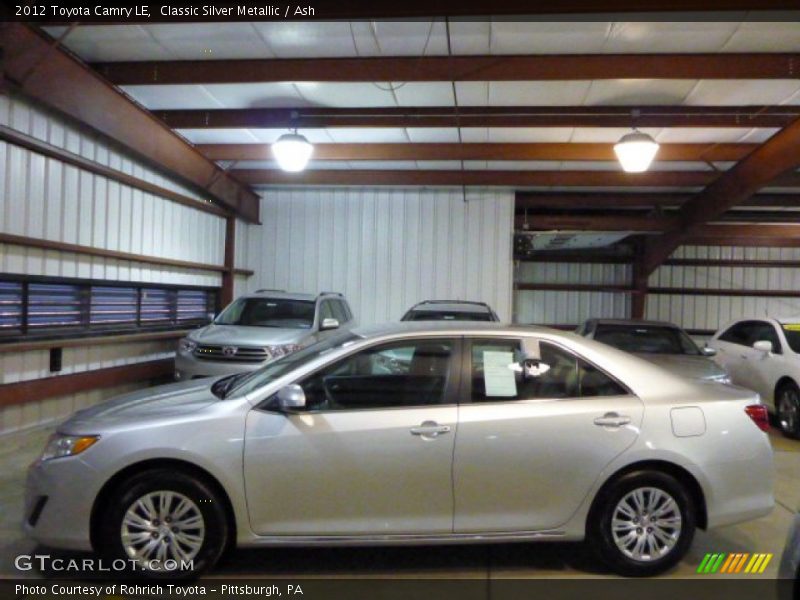 Classic Silver Metallic / Ash 2012 Toyota Camry LE