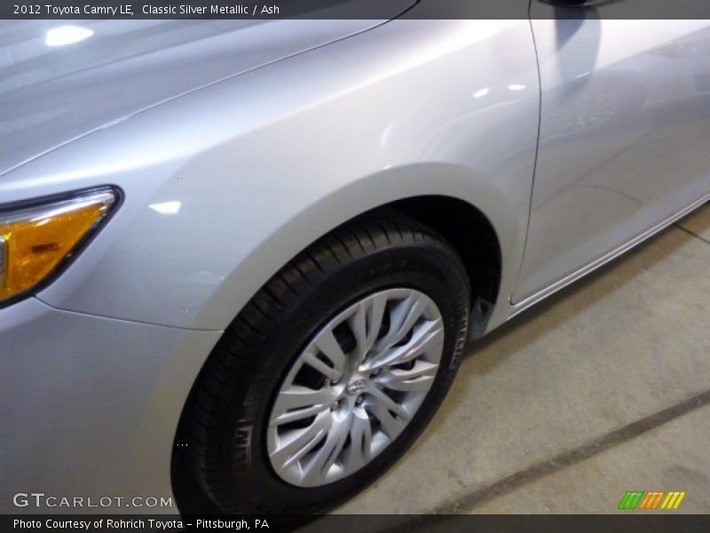 Classic Silver Metallic / Ash 2012 Toyota Camry LE