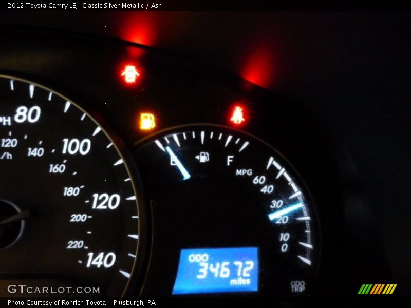 Classic Silver Metallic / Ash 2012 Toyota Camry LE