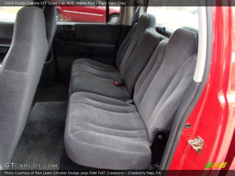 Flame Red / Dark Slate Gray 2004 Dodge Dakota SXT Quad Cab 4x4