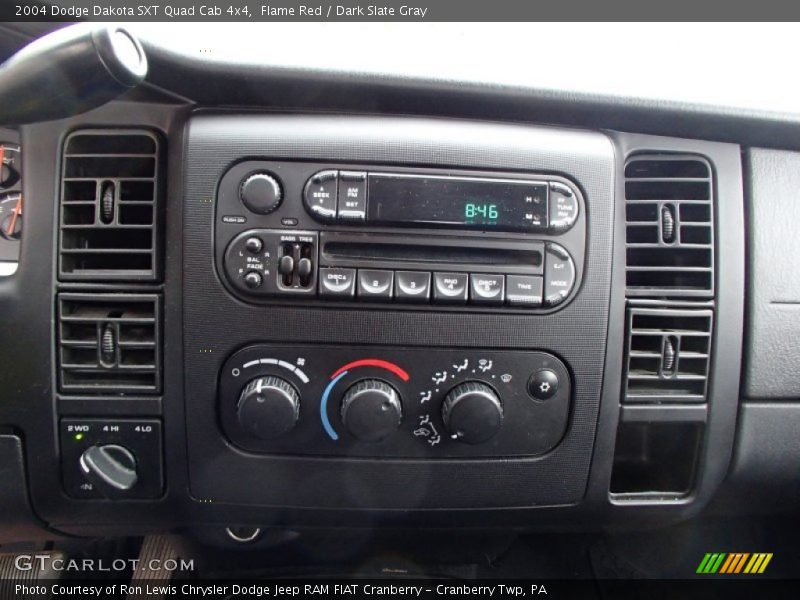 Flame Red / Dark Slate Gray 2004 Dodge Dakota SXT Quad Cab 4x4