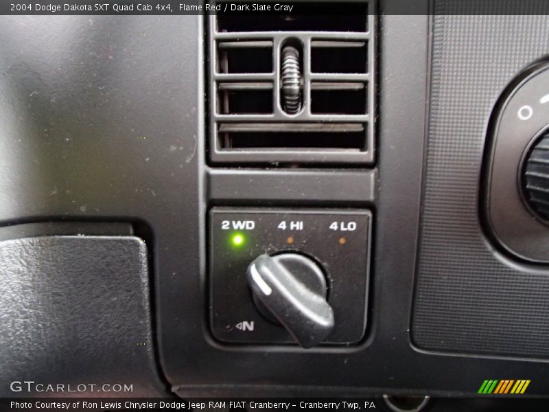 Flame Red / Dark Slate Gray 2004 Dodge Dakota SXT Quad Cab 4x4