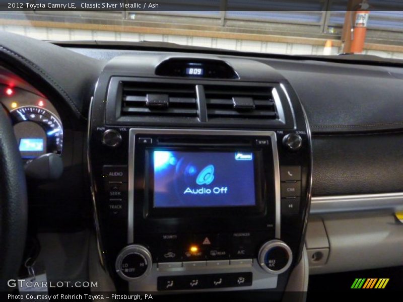 Classic Silver Metallic / Ash 2012 Toyota Camry LE