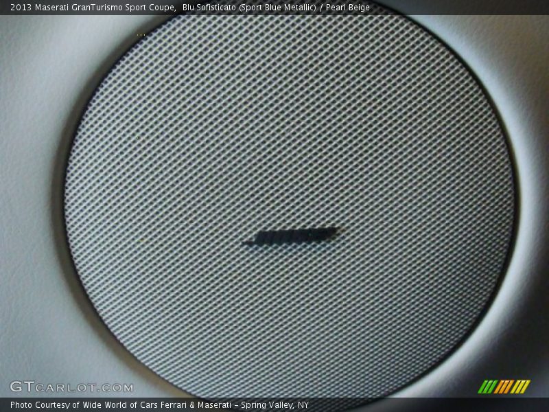 Blu Sofisticato (Sport Blue Metallic) / Pearl Beige 2013 Maserati GranTurismo Sport Coupe