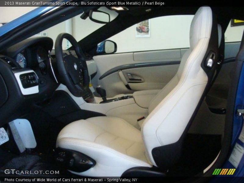  2013 GranTurismo Sport Coupe Pearl Beige Interior
