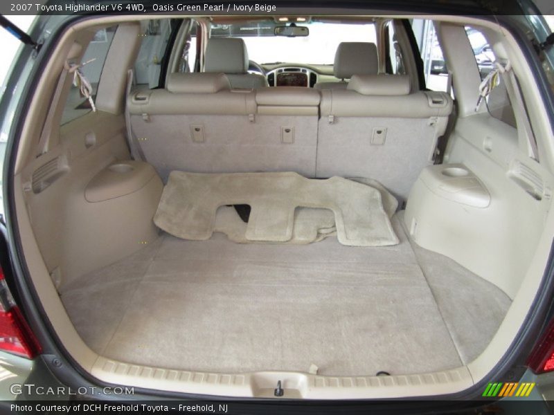 Oasis Green Pearl / Ivory Beige 2007 Toyota Highlander V6 4WD