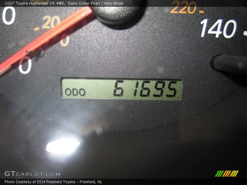 Oasis Green Pearl / Ivory Beige 2007 Toyota Highlander V6 4WD