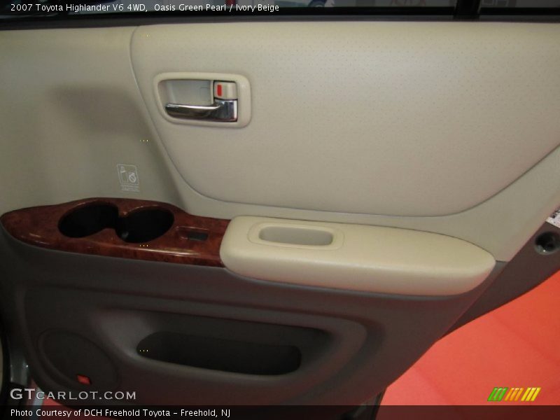 Oasis Green Pearl / Ivory Beige 2007 Toyota Highlander V6 4WD