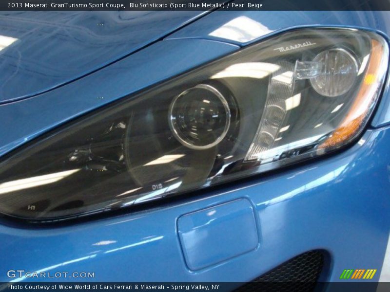 Blu Sofisticato (Sport Blue Metallic) / Pearl Beige 2013 Maserati GranTurismo Sport Coupe