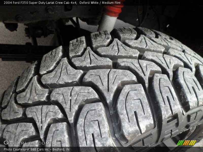 Oxford White / Medium Flint 2004 Ford F350 Super Duty Lariat Crew Cab 4x4