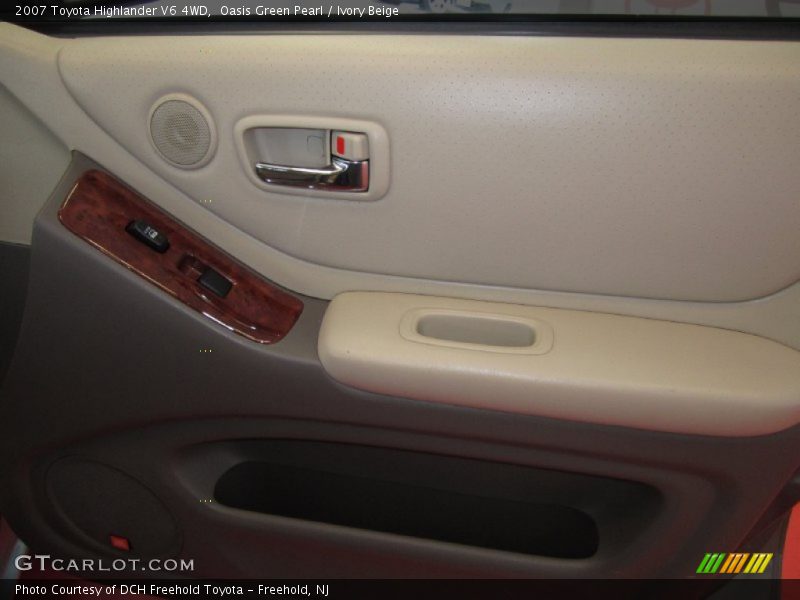 Oasis Green Pearl / Ivory Beige 2007 Toyota Highlander V6 4WD