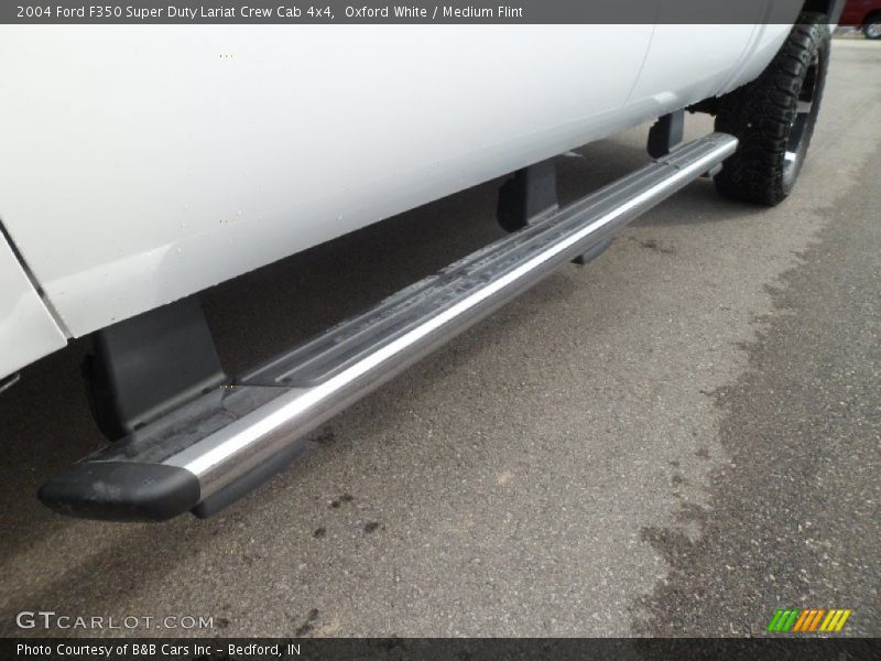 Oxford White / Medium Flint 2004 Ford F350 Super Duty Lariat Crew Cab 4x4