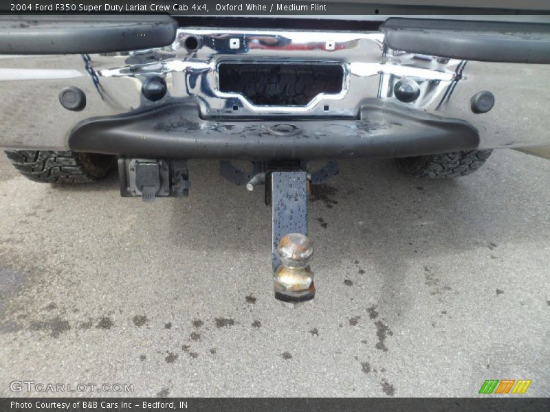 Oxford White / Medium Flint 2004 Ford F350 Super Duty Lariat Crew Cab 4x4