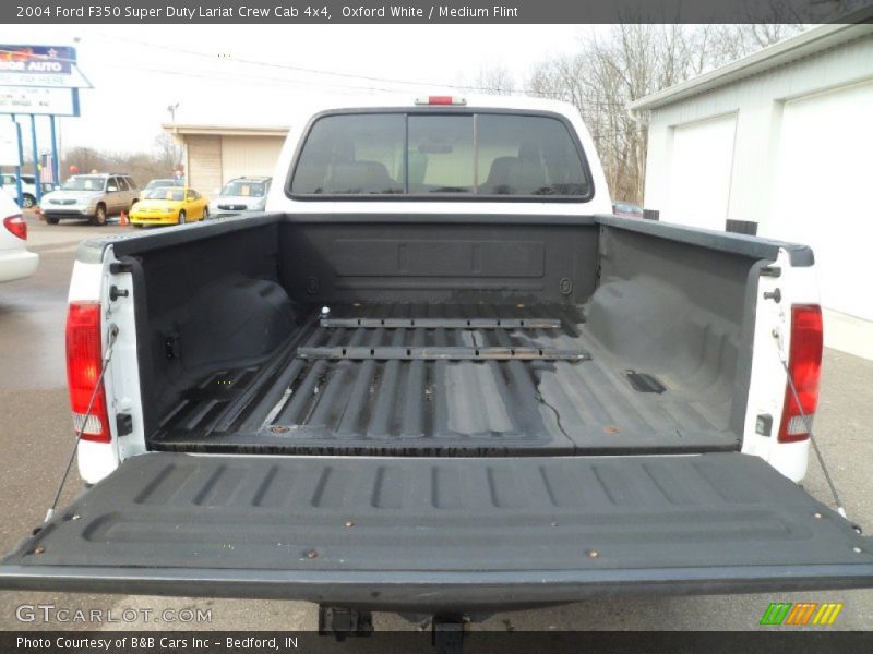 Oxford White / Medium Flint 2004 Ford F350 Super Duty Lariat Crew Cab 4x4