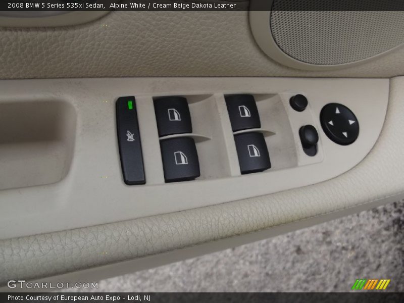 Alpine White / Cream Beige Dakota Leather 2008 BMW 5 Series 535xi Sedan
