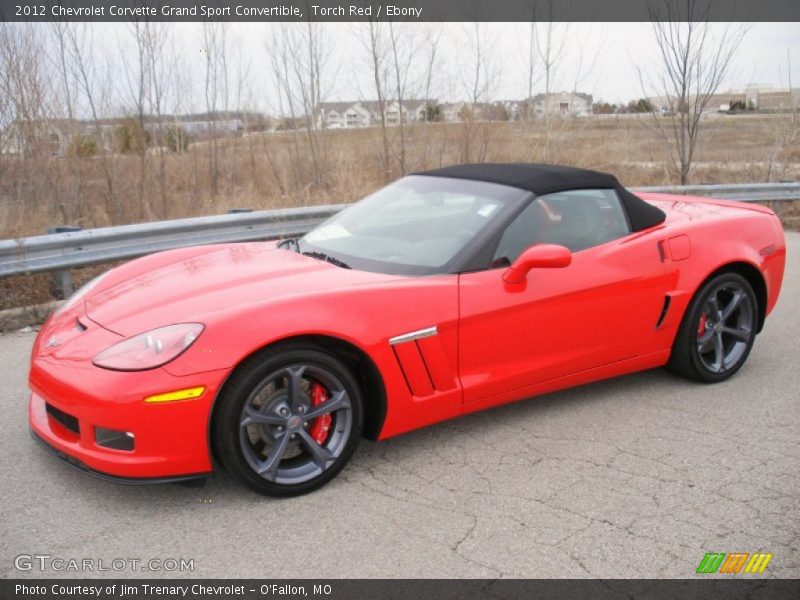 Torch Red / Ebony 2012 Chevrolet Corvette Grand Sport Convertible