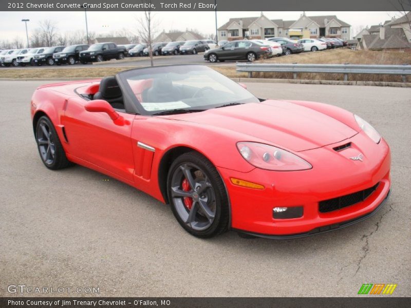 Front 3/4 View of 2012 Corvette Grand Sport Convertible
