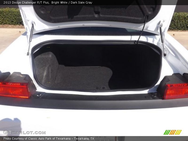 Bright White / Dark Slate Gray 2013 Dodge Challenger R/T Plus