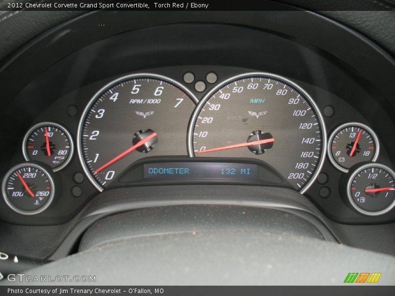  2012 Corvette Grand Sport Convertible Grand Sport Convertible Gauges