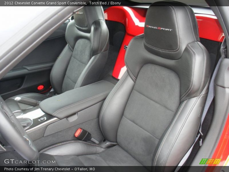 Front Seat of 2012 Corvette Grand Sport Convertible