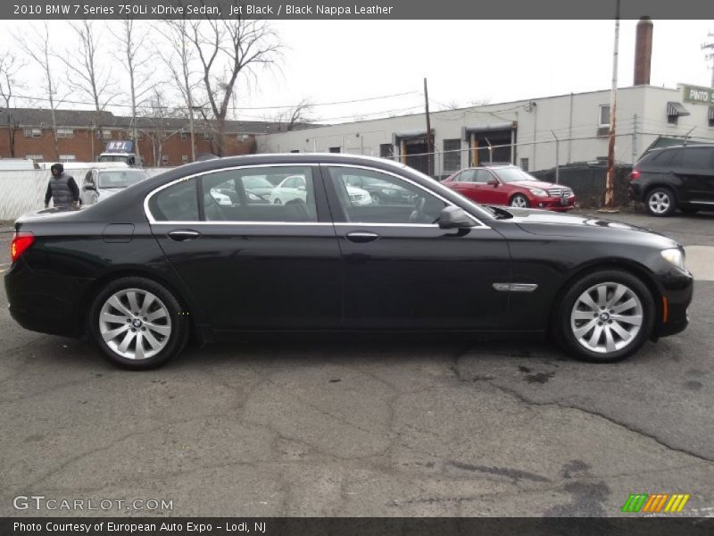 Jet Black / Black Nappa Leather 2010 BMW 7 Series 750Li xDrive Sedan
