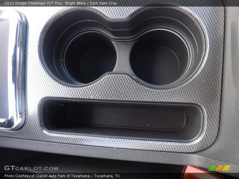 Bright White / Dark Slate Gray 2013 Dodge Challenger R/T Plus