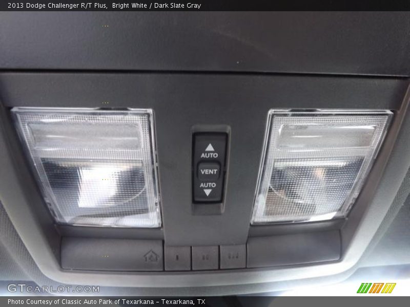 Bright White / Dark Slate Gray 2013 Dodge Challenger R/T Plus