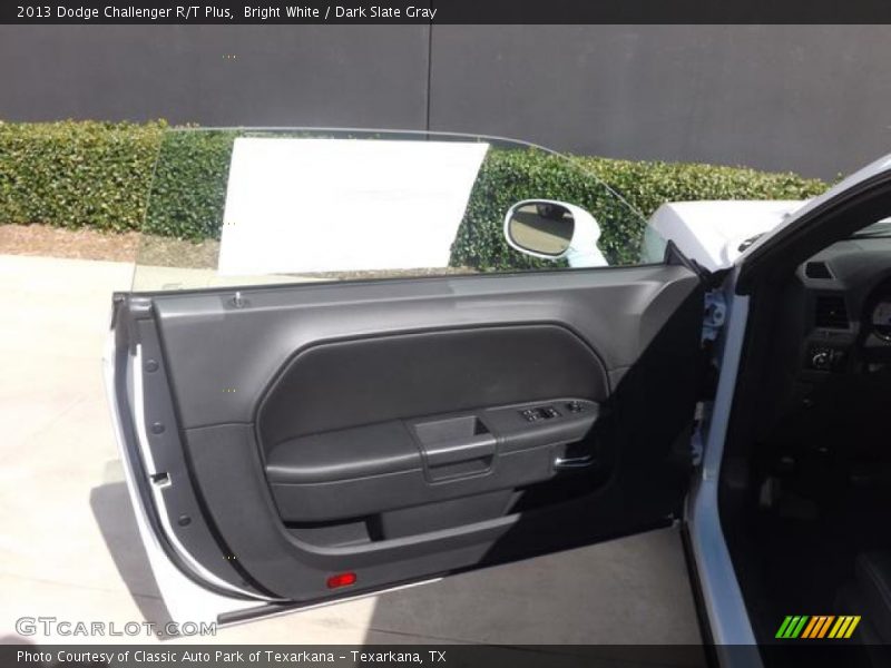 Bright White / Dark Slate Gray 2013 Dodge Challenger R/T Plus