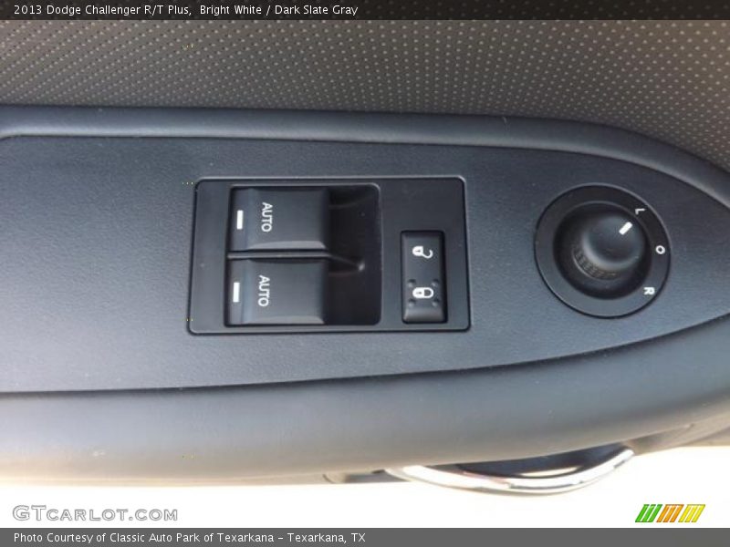 Bright White / Dark Slate Gray 2013 Dodge Challenger R/T Plus