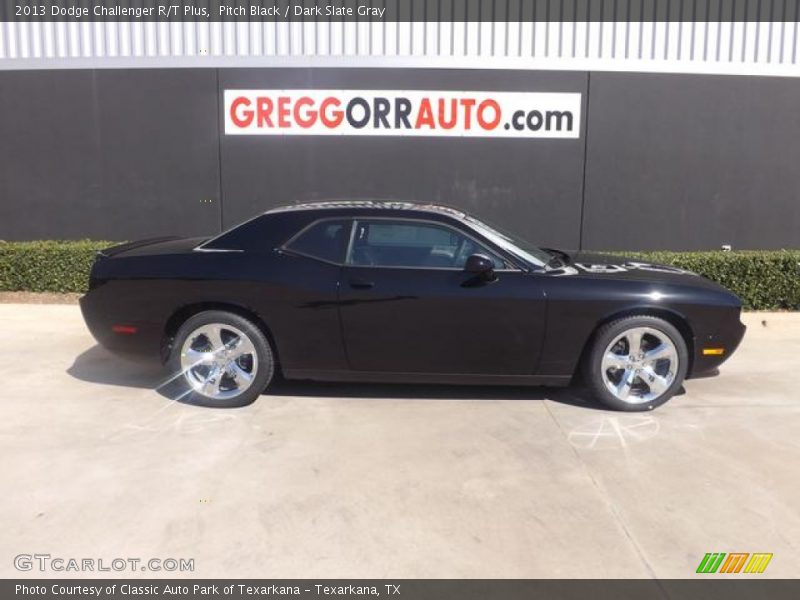 Pitch Black / Dark Slate Gray 2013 Dodge Challenger R/T Plus
