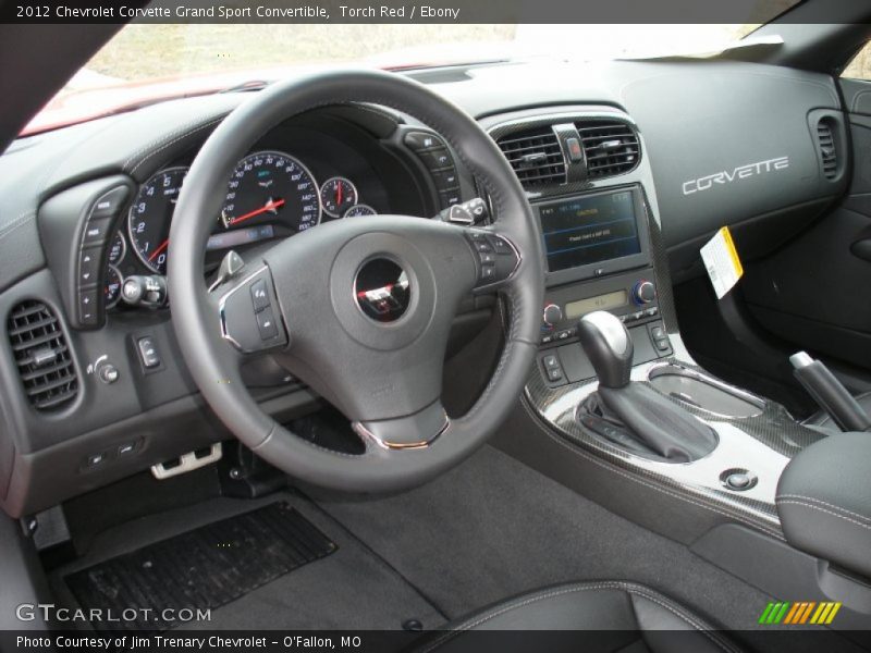 Dashboard of 2012 Corvette Grand Sport Convertible