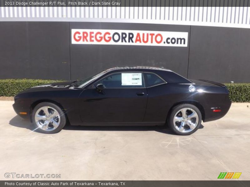 Pitch Black / Dark Slate Gray 2013 Dodge Challenger R/T Plus