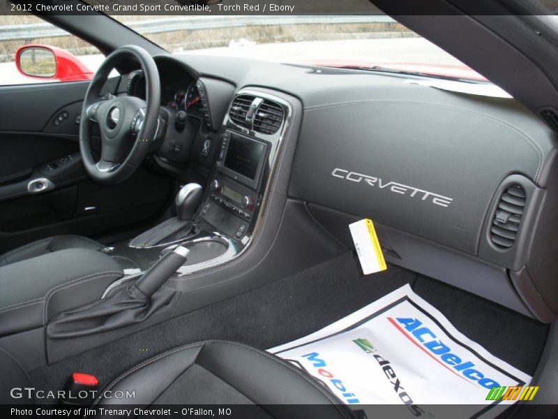 Dashboard of 2012 Corvette Grand Sport Convertible