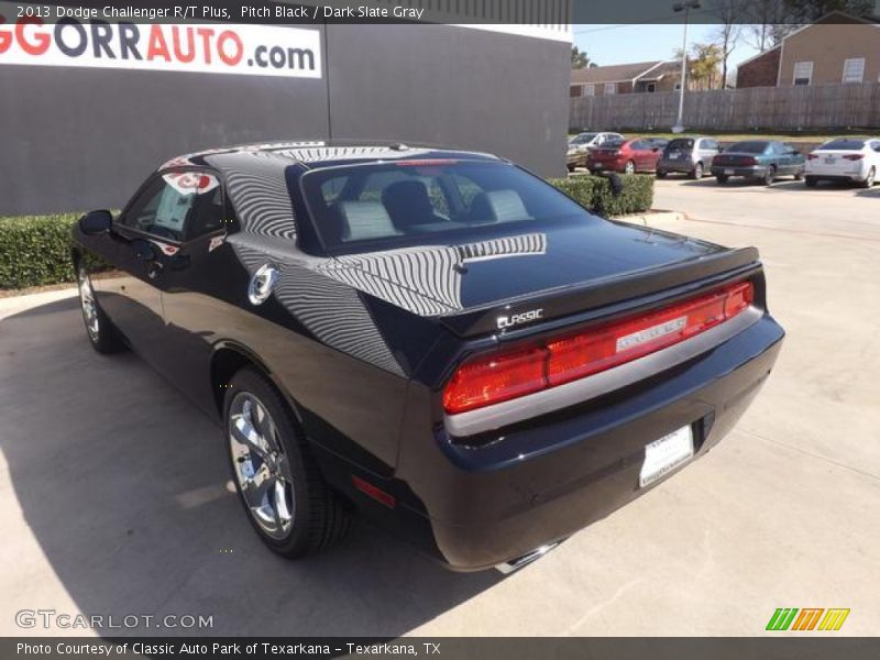 Pitch Black / Dark Slate Gray 2013 Dodge Challenger R/T Plus