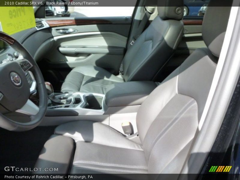 Black Raven / Ebony/Titanium 2010 Cadillac SRX V6