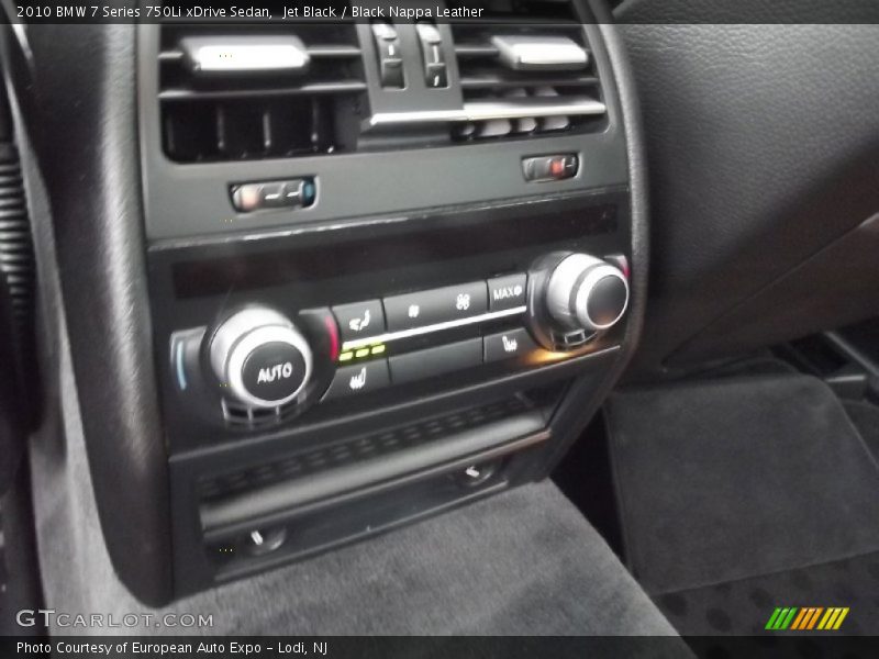 Jet Black / Black Nappa Leather 2010 BMW 7 Series 750Li xDrive Sedan