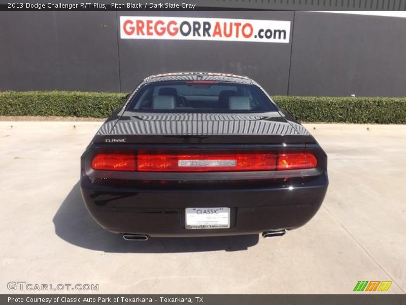 Pitch Black / Dark Slate Gray 2013 Dodge Challenger R/T Plus
