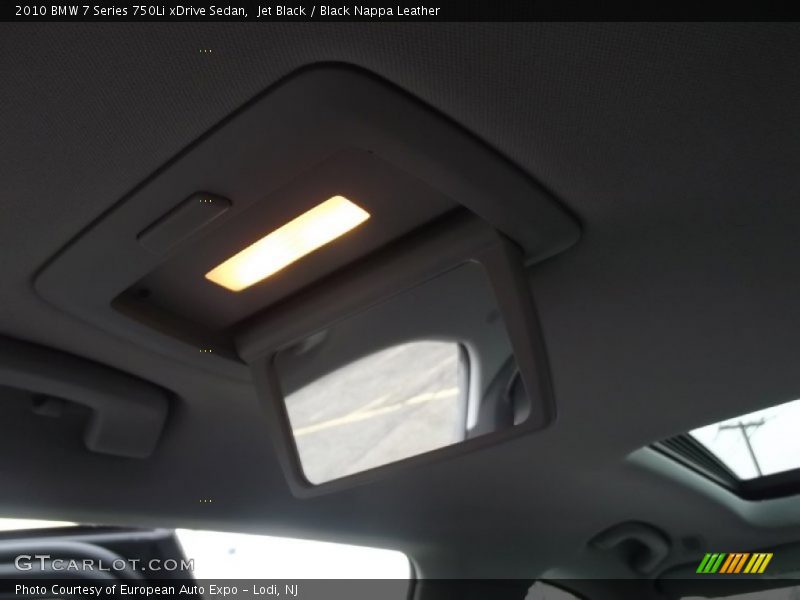 Jet Black / Black Nappa Leather 2010 BMW 7 Series 750Li xDrive Sedan