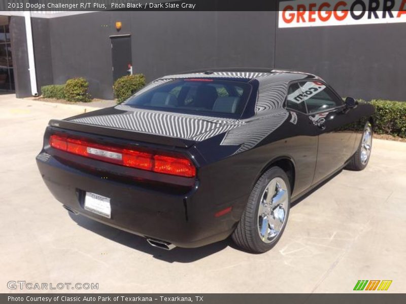 Pitch Black / Dark Slate Gray 2013 Dodge Challenger R/T Plus