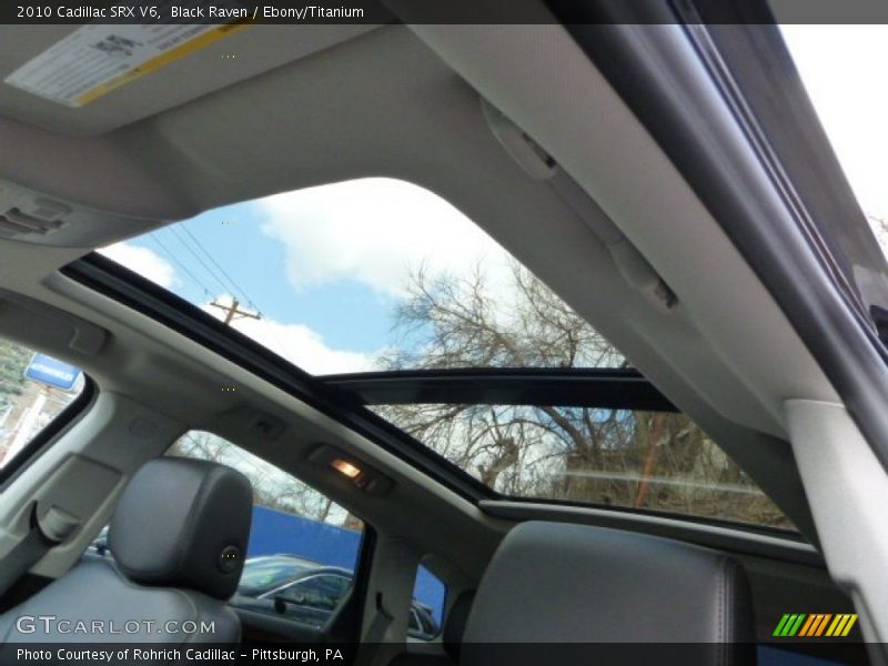 Black Raven / Ebony/Titanium 2010 Cadillac SRX V6