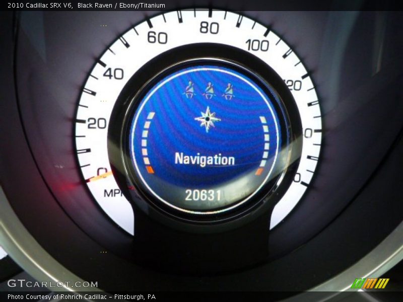 Black Raven / Ebony/Titanium 2010 Cadillac SRX V6