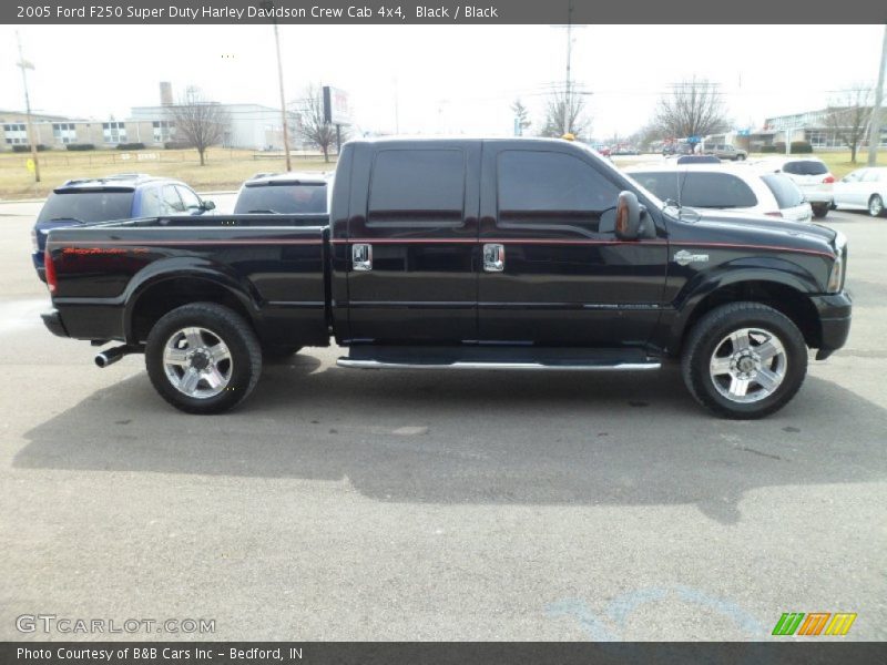 Black / Black 2005 Ford F250 Super Duty Harley Davidson Crew Cab 4x4