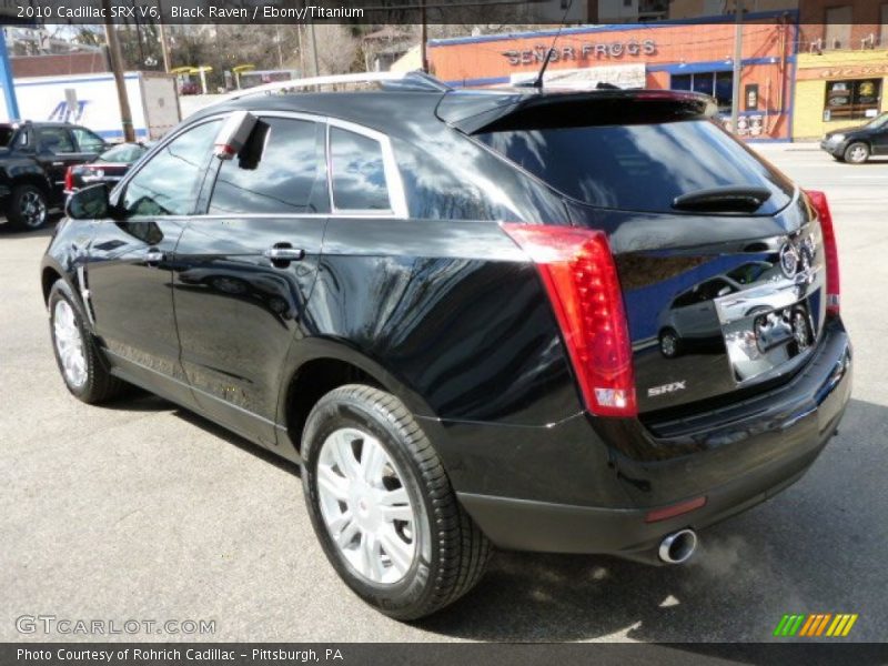Black Raven / Ebony/Titanium 2010 Cadillac SRX V6