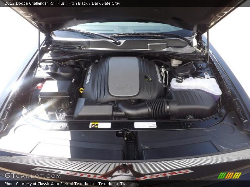 Pitch Black / Dark Slate Gray 2013 Dodge Challenger R/T Plus