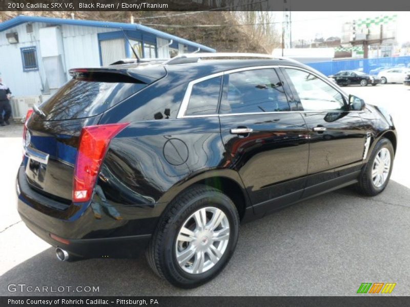 Black Raven / Ebony/Titanium 2010 Cadillac SRX V6
